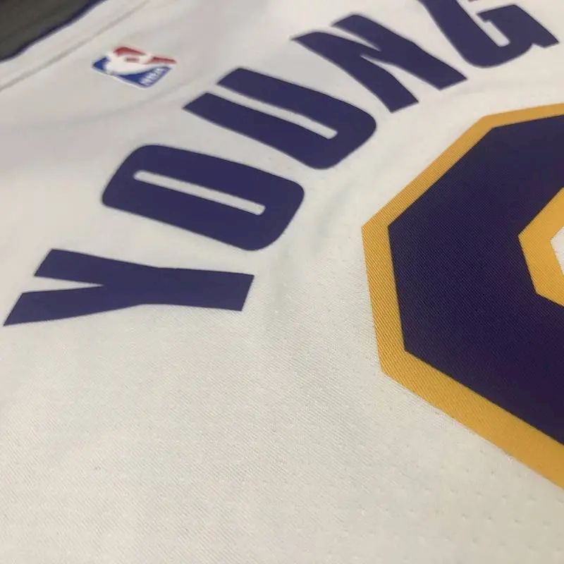 Nick Young Men’s White Player Version Jersey – Retro Classic Edition