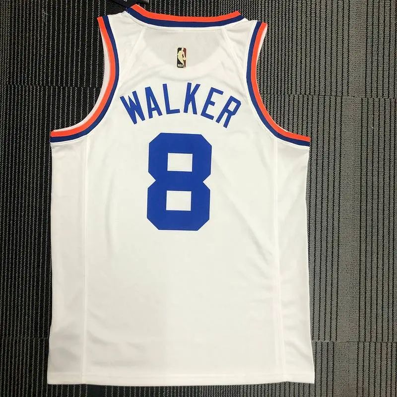 Camisa Kemba Walker Masculina Branca 2021-22 75º Aniversário – Edição Clássica