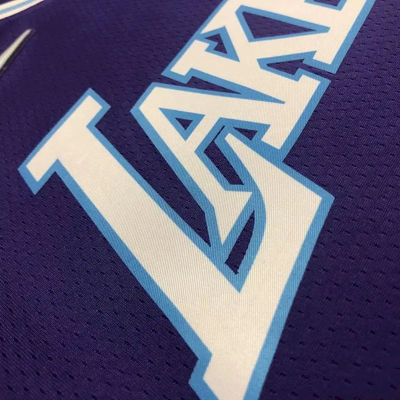 Camisa masculina roxa Anthony Davis Team – Edição City do 75º aniversário