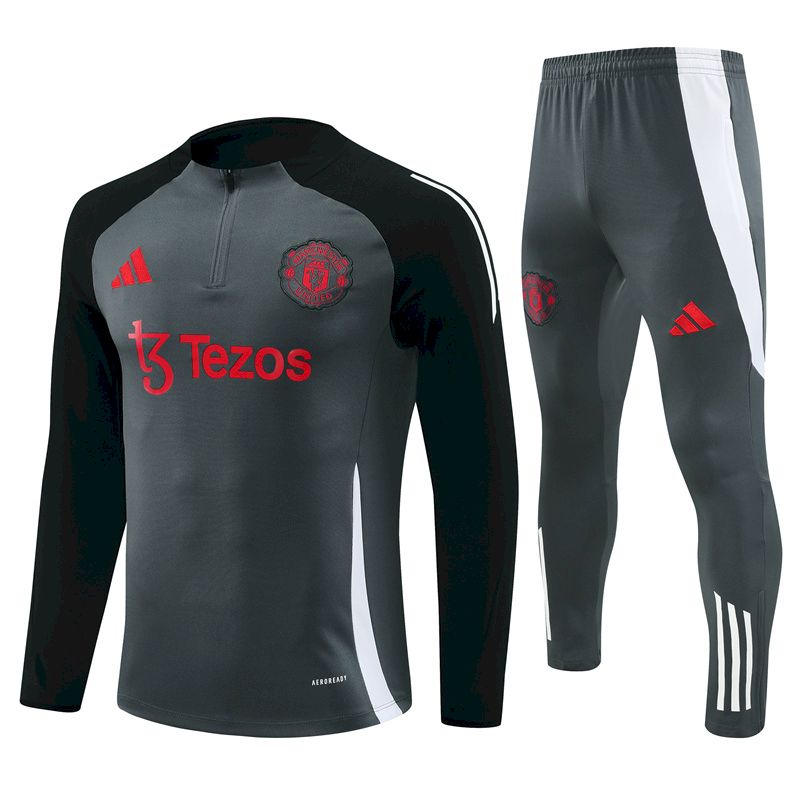 Suéter e calça adulto Manchester United 2024/25 com zíper 14001