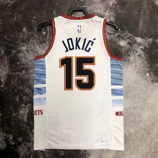 Camisa branca masculina Nikola Jokic Team – Edição City
