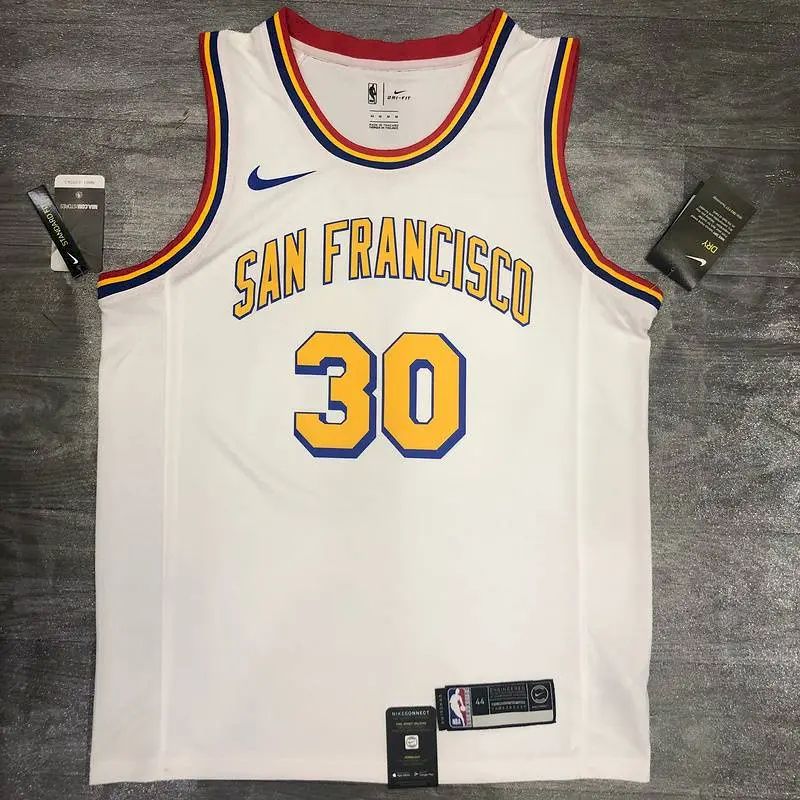 Camisa Stephen Curry Masculina Branca Versão Jogador – Edição Clássica San Francisco