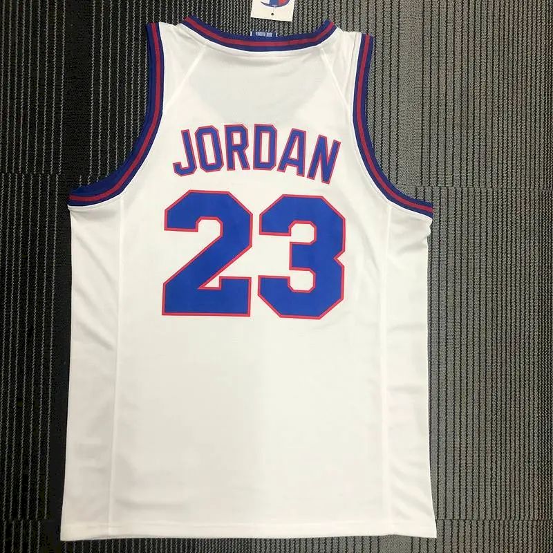 Michael Jordan White Space Jam Um Novo Legado Jersey Tune Squad