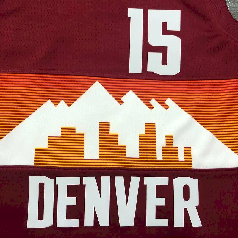 Men’s Nikola Jokic Red 2020-21 Swingman Player Version Jersey – City Edition