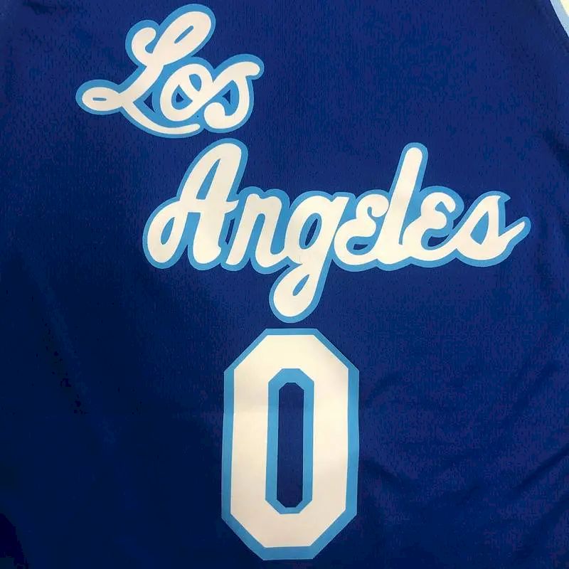 Men’s Russell Westbrook 2021 Blue Player Version Jersey – Classic Edition