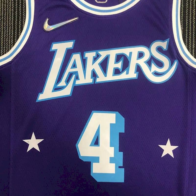 Camisa masculina Rajon Rondo roxa – Edição City comemorativa do 75º aniversário