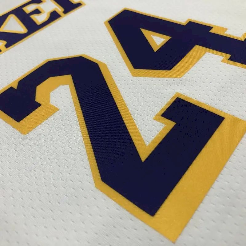 Men’s Kobe Bryant White Team Jersey – 75th Anniversary Edition