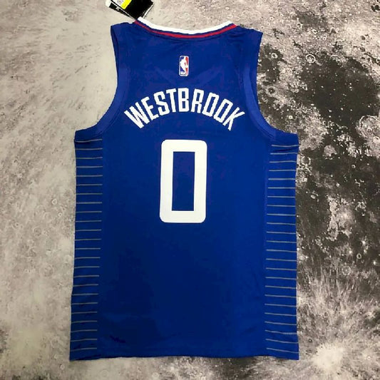 Camisa azul masculina Russell Westbrook Team