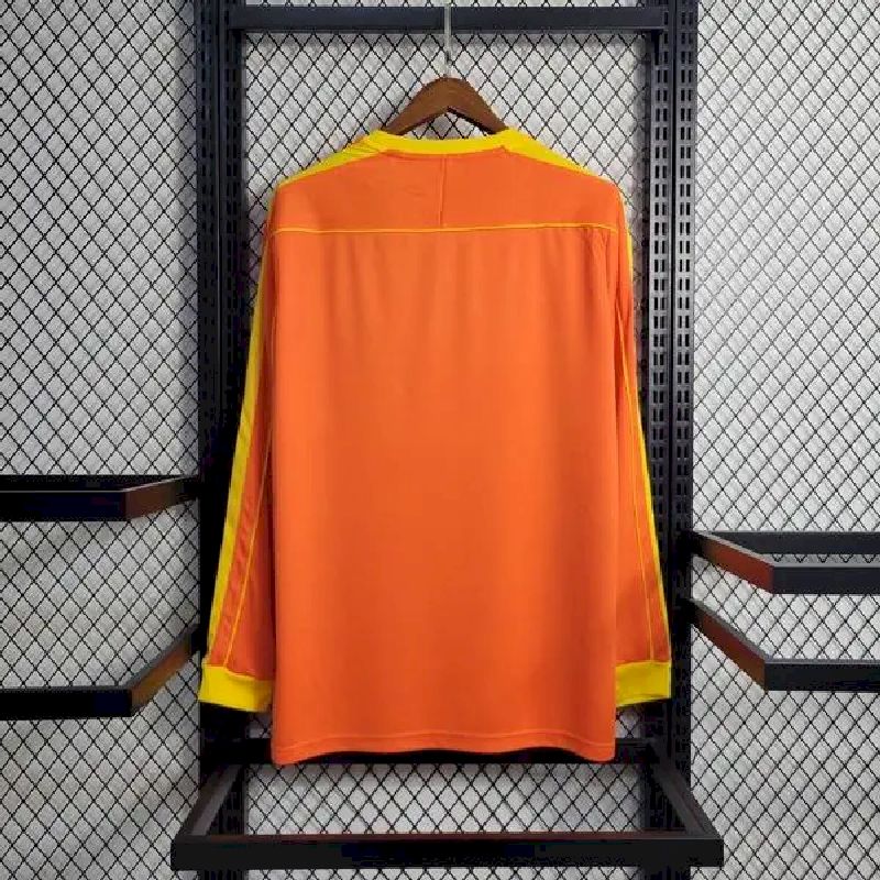 Brazil 1998 Goalkeeper Long Sleeve Retro Jersey