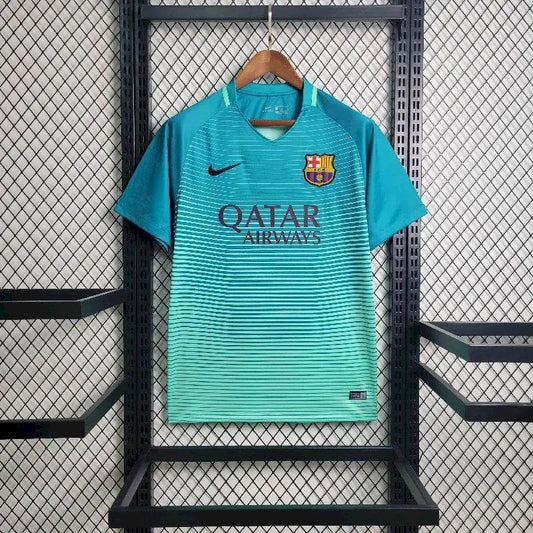 Terceira camisa retrô do Barcelona 2016/17