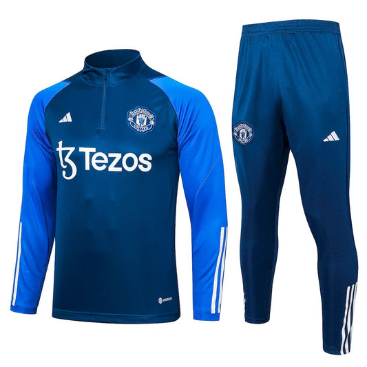 Manchester United 2023/24 Half-Zip Adult Sweater+Pant 815
