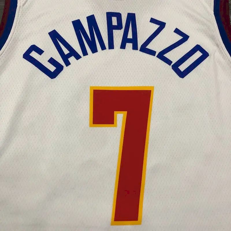 Men’s Facundo Campazzo White 2020-21 Swingman Player Version Jersey – Earned Edition