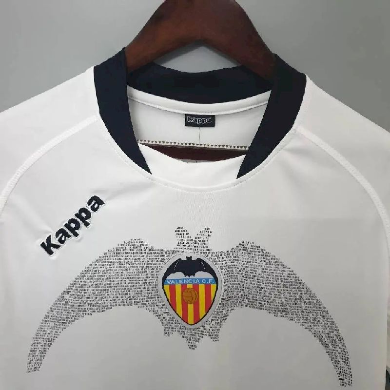 Camisa retrô do Valencia CF 2009/10, comemorativa dos 90 anos da equipe titular