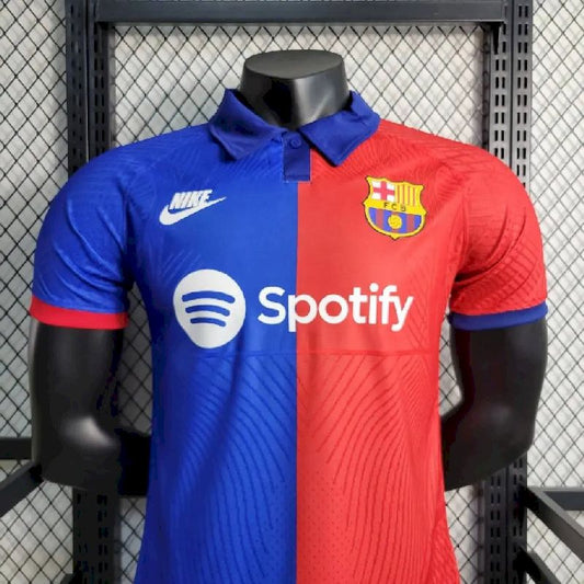 Camisa Barcelona 2023/24 Azul Clássica Versão Jogador