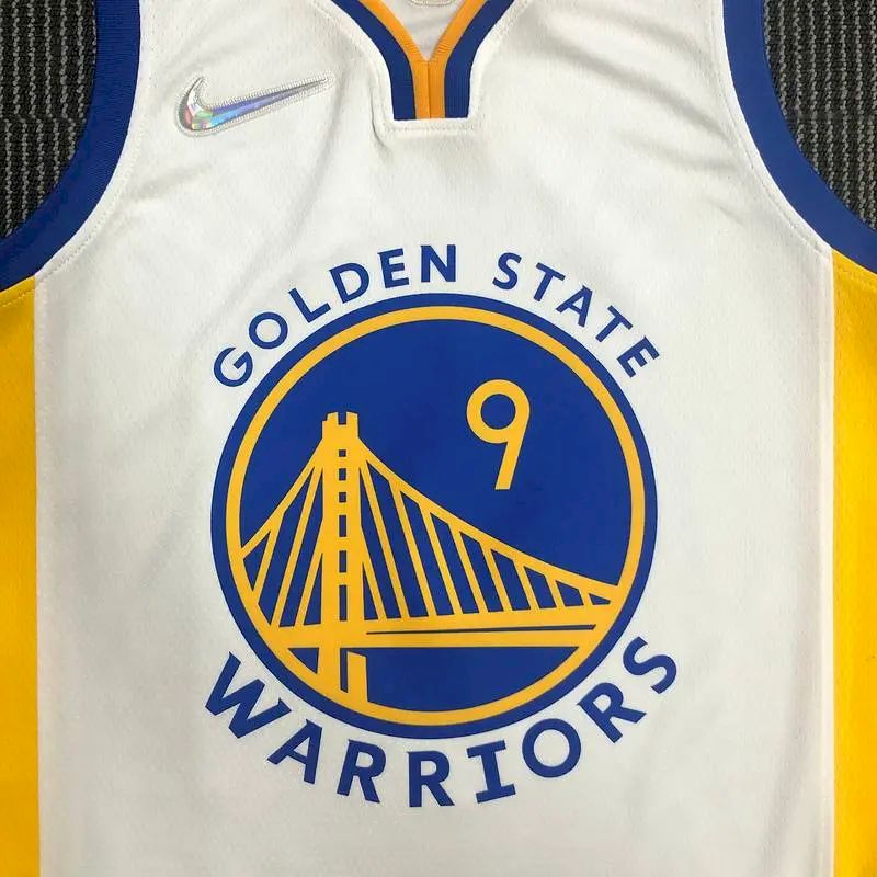 Men’s Andre Iguodala White Team Jersey – 75th Anniversary Edition