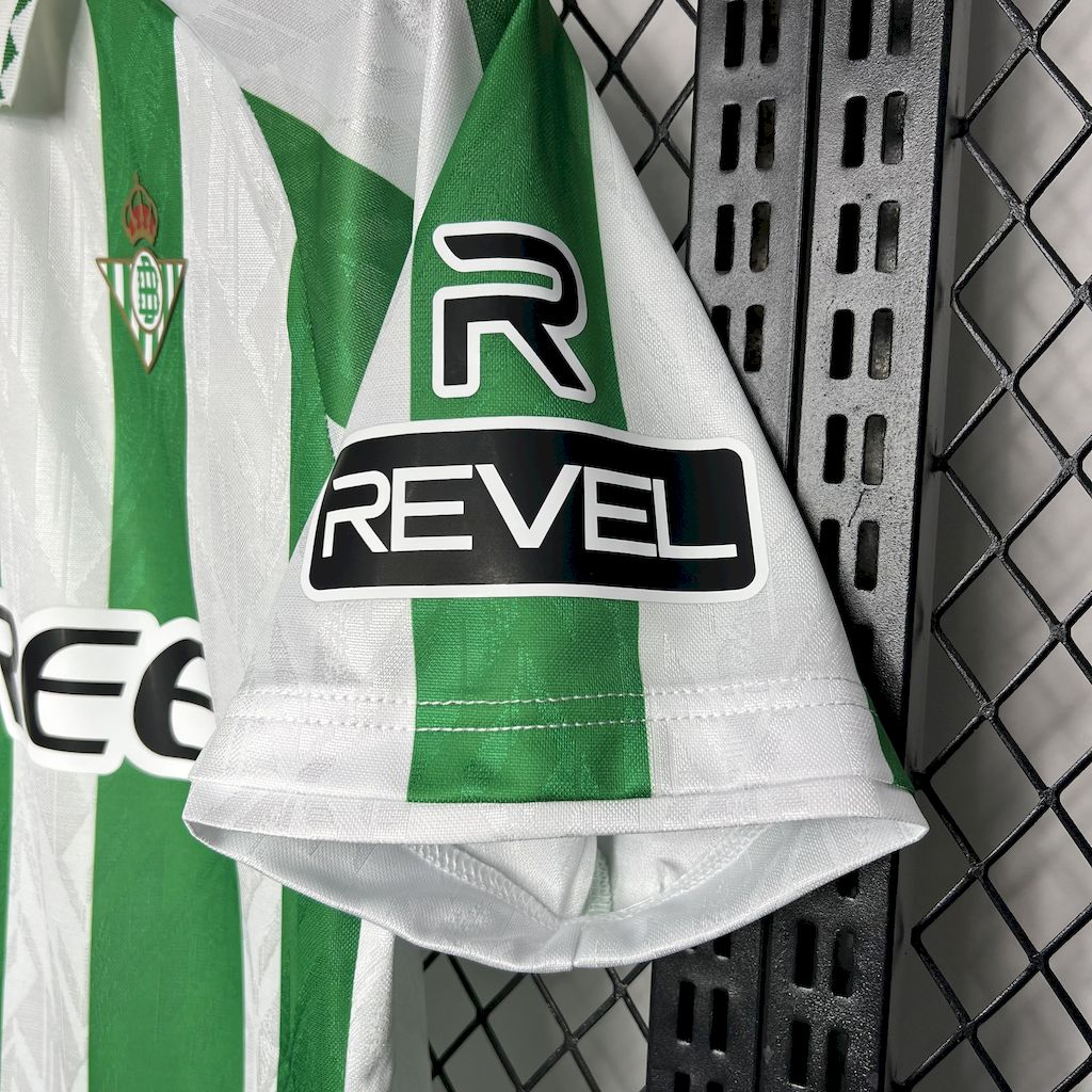 Real Betis 2024/25 With Sponsors And Patch Home Jersey