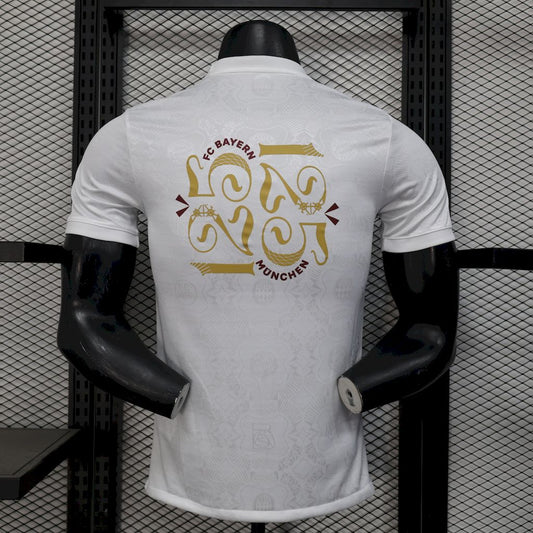 Bayern Munich 2024/25 Anniversary Tee – White Jersey Player Version