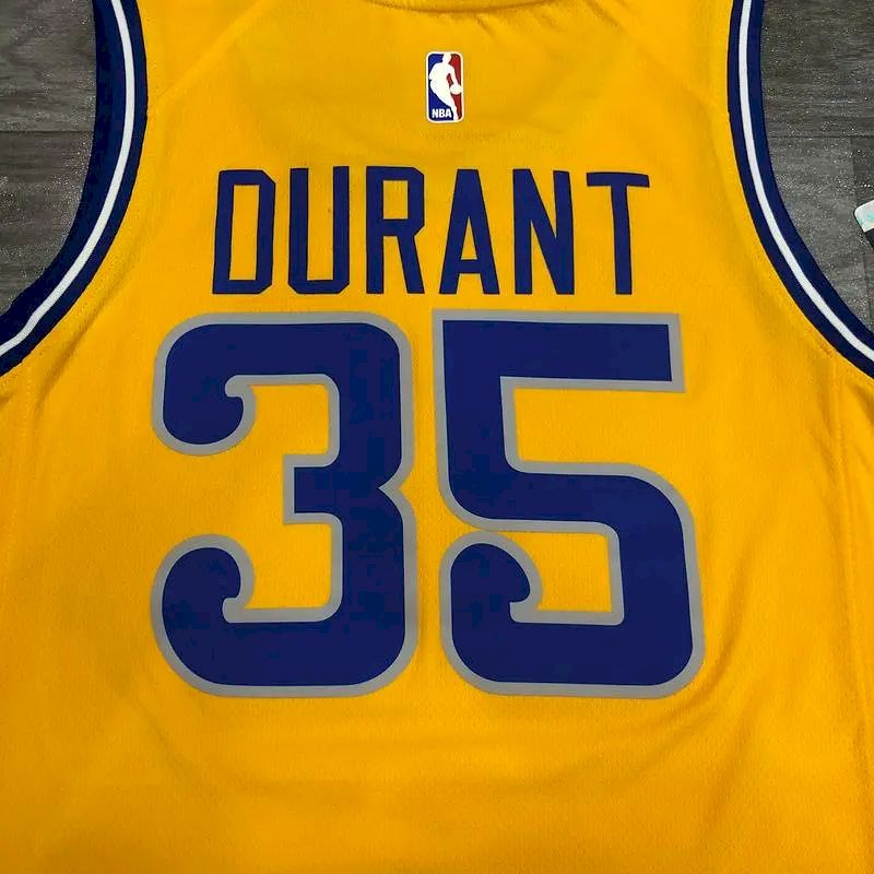 Camisa Kevin Durant Amarela Masculina Versão Jogador – Edição Clássica