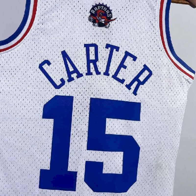 Camisa masculina Vince Carter All Star branca retrô de 2003