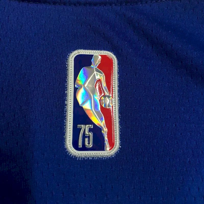 Camisa Jordan Poole Azul Masculina – Edição de 75º Aniversário