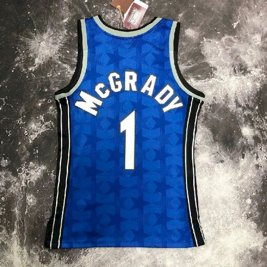 Camisa Masculina M&N 2000/01 Tracy McGrady Azul Retro