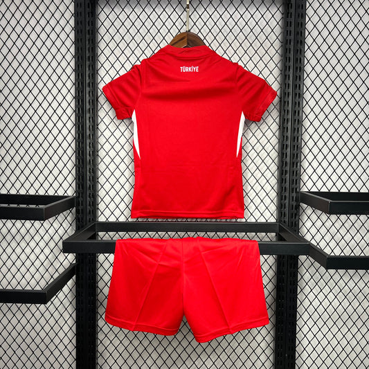 Kit reserva infantil da Turquia para a Eurocopa 2024-25
