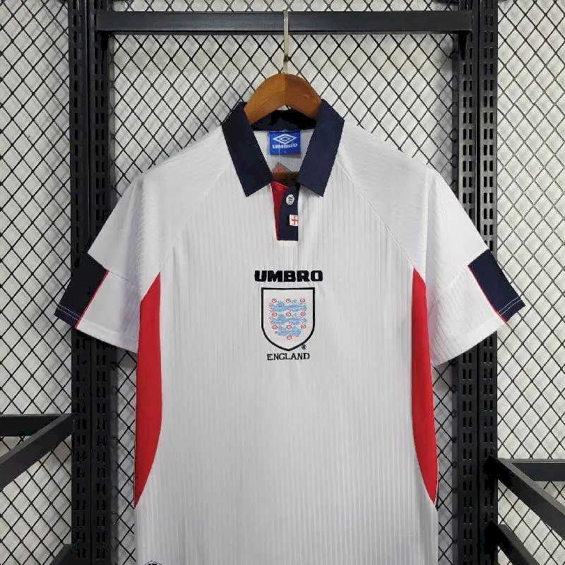 Camisa retrô da Inglaterra de 1998