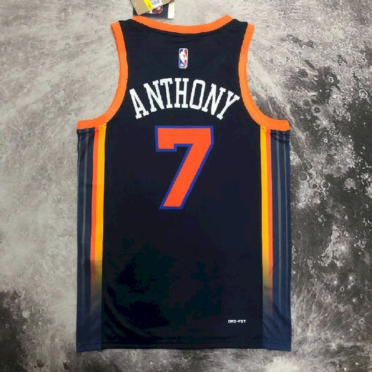 Camisa preta masculina Carmelo Anthony Team – Edição Statement