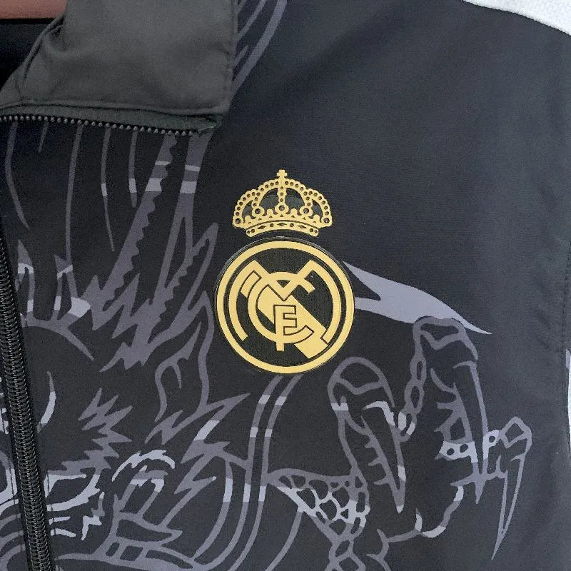 Corta-vento dupla face Real Madrid 2023-24