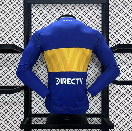 Camisa Boca Juniors 2024/25 Home Manga Longa Versão Jogador