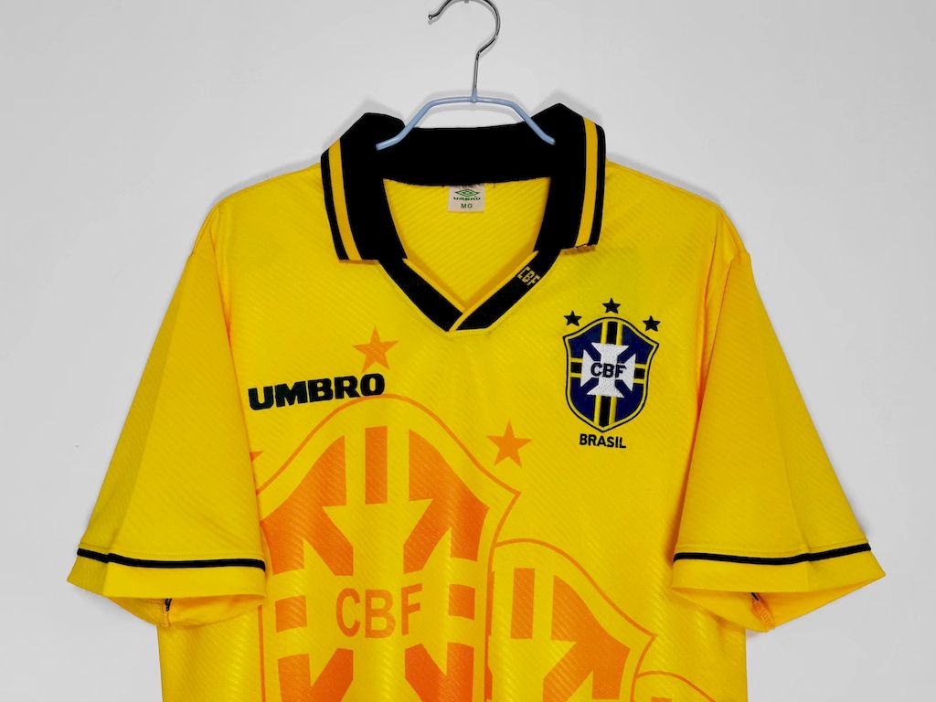 Brazil 1994 World Cup Home Retro Jersey
