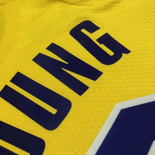 Camisa amarela masculina Nick Young Team – Edição de 75º aniversário