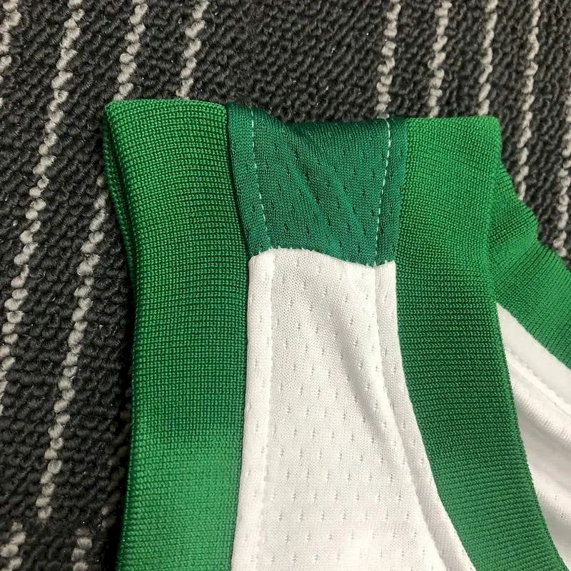 Camisa Jaylen Brown Masculina Branca 2021-22 75º Aniversário – Edição Clássica