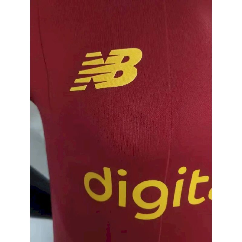 As Roma 2021/22 Home Jersey Player Version