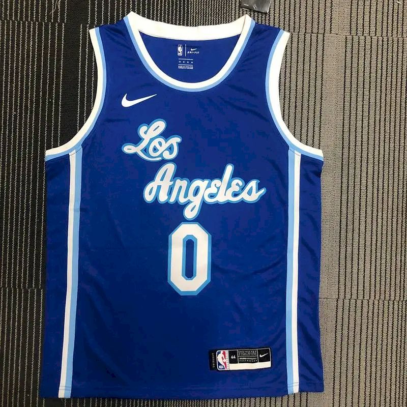 Men’s Russell Westbrook 2021 Blue Player Version Jersey – Classic Edition