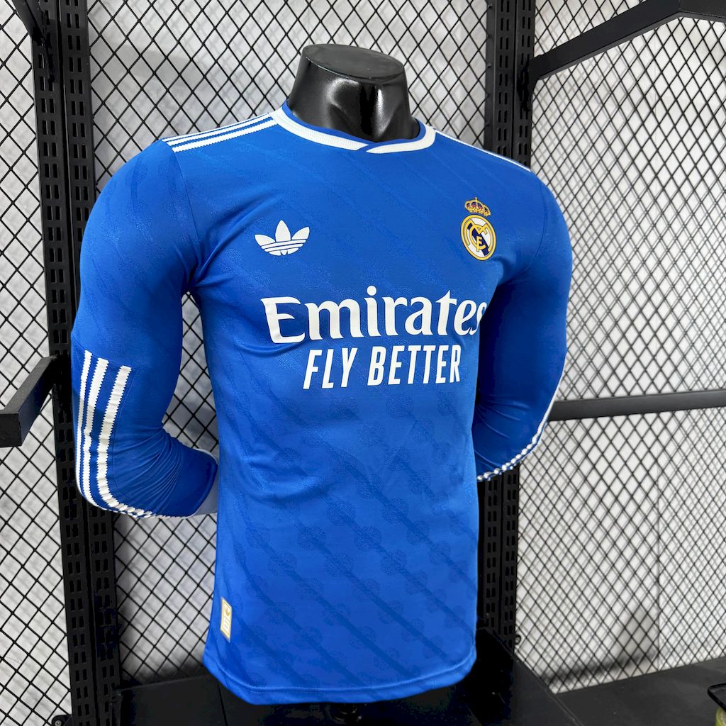 Real Madrid 2025/26 Third Long Sleeves Jersey Player Version