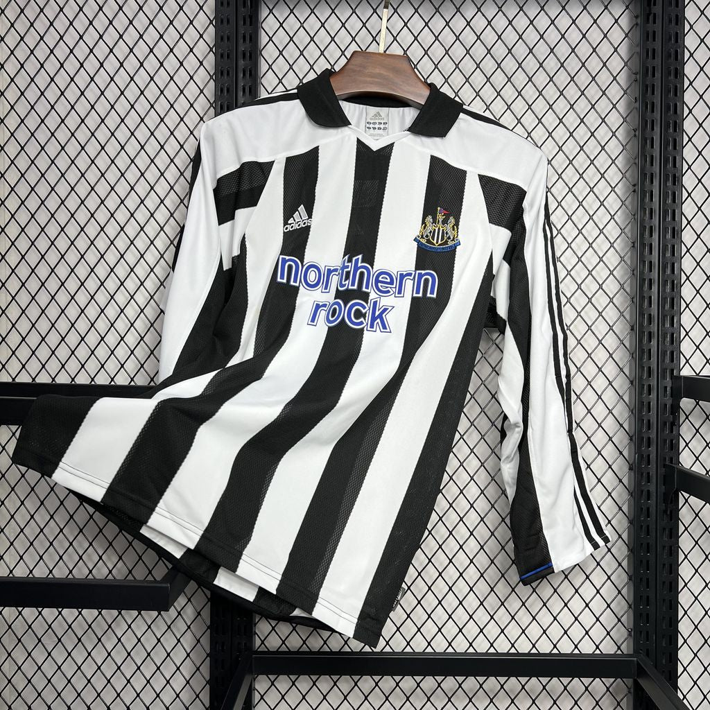 Camisa retrô de mangas compridas Newcastle United 2003/05 Home