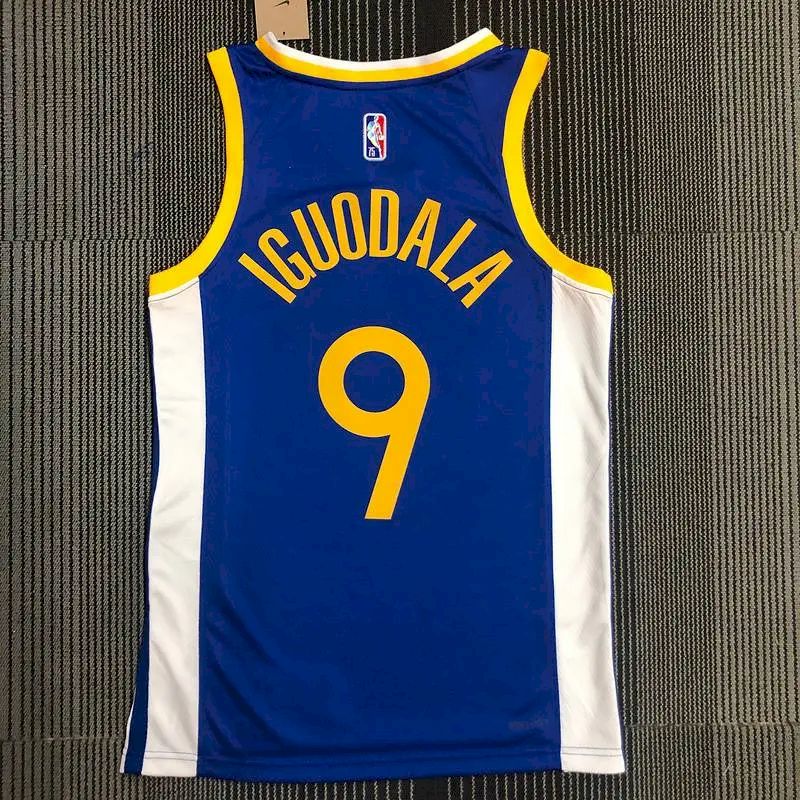 Men’s Andre Iguodala Blue Team Jersey – 75th Anniversary Edition