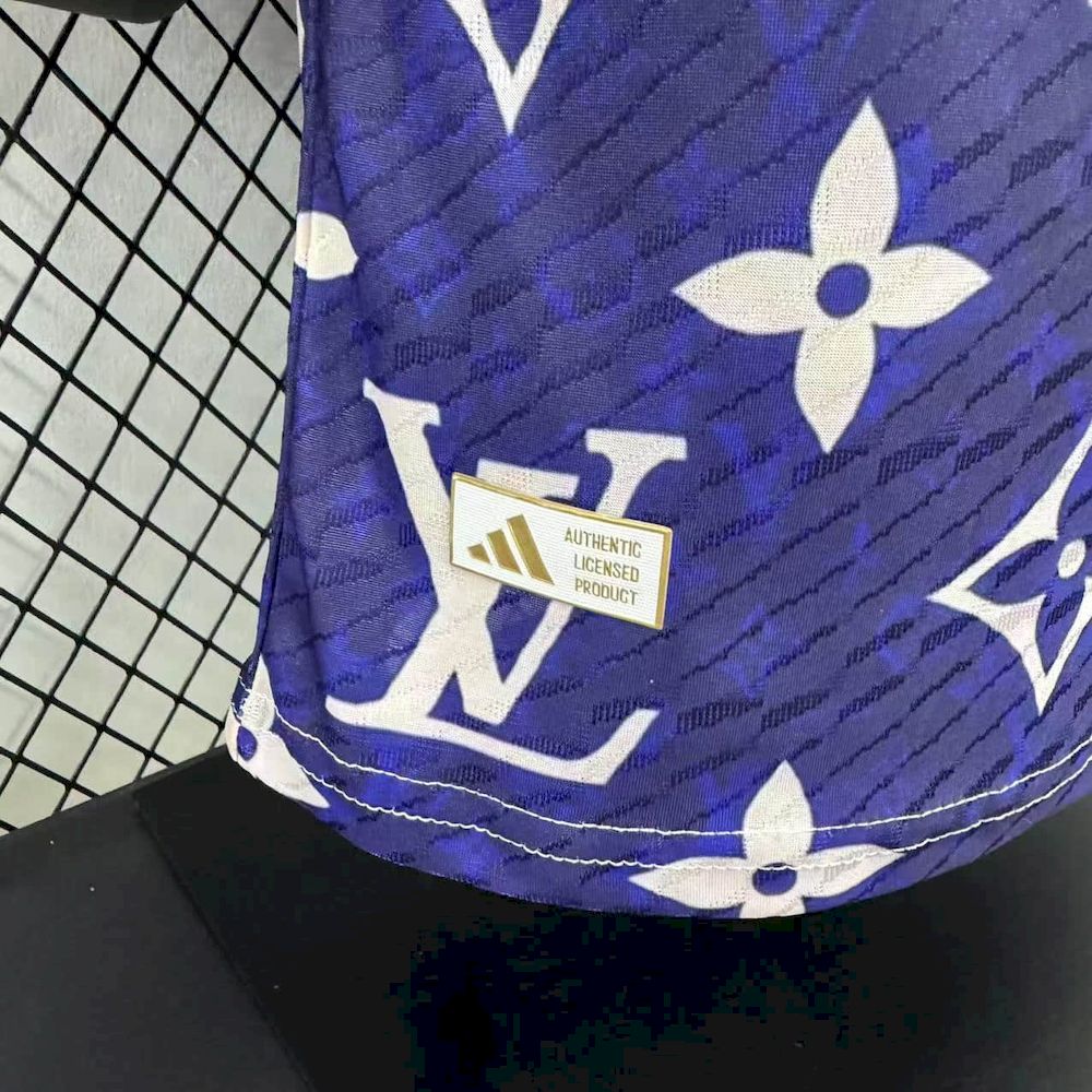 Real Madrid 2025/26 Purple Louis Vuitton Jersey Player Version