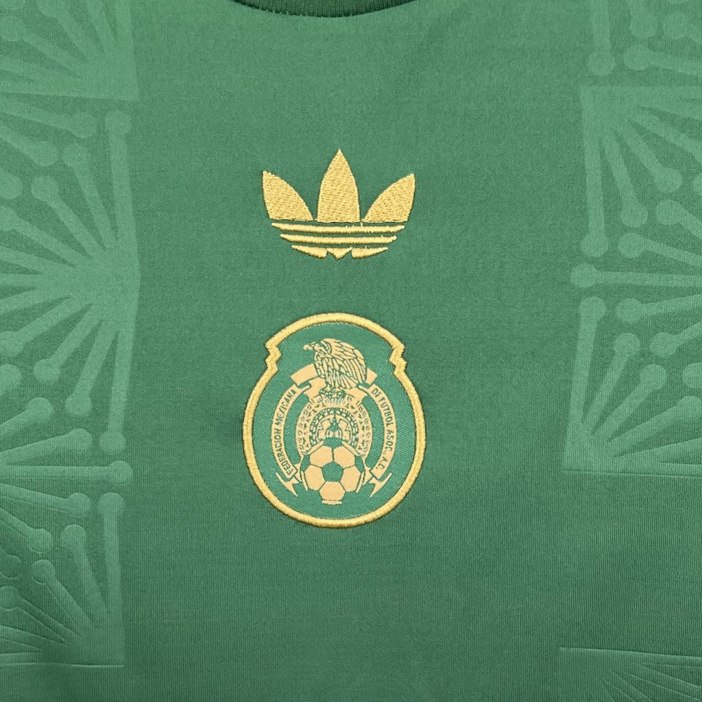 Mexico 2025/26 Gold Green Kids Kit