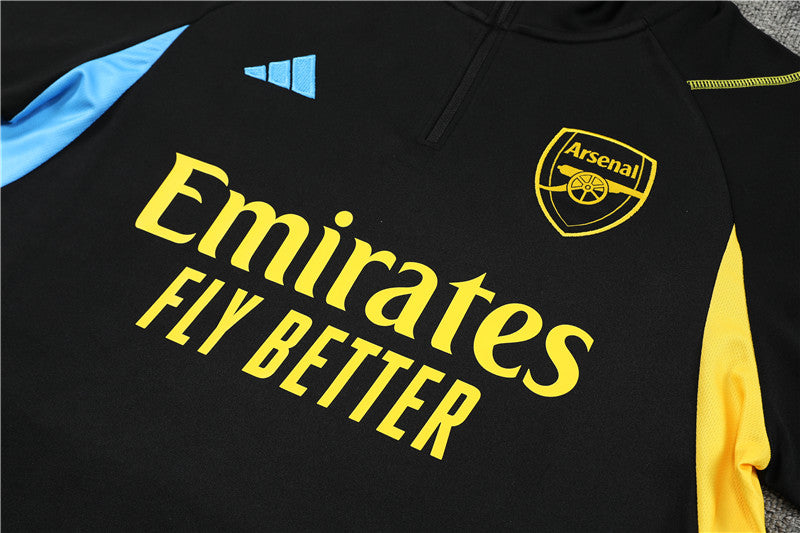 Suéter e calça Arsenal 2023/24 com zíper e meio zíper 14001