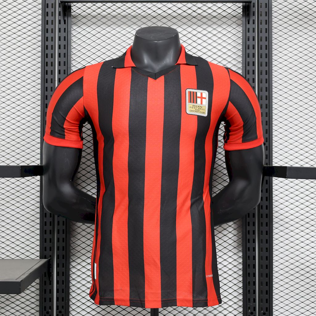 AC Milan 2024/25 125th Anniversary Edition Retro Jersey Player Version