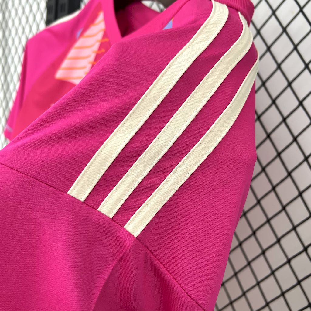 Camisa de goleiro rosa Flamengo 2025/26
