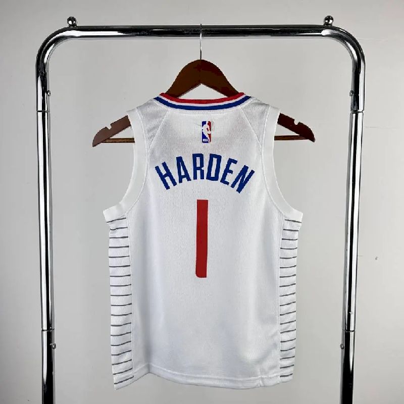 Camisa branca do time juvenil James Harden