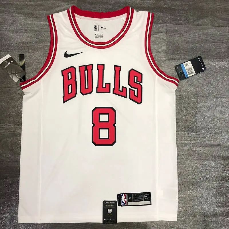 Camisa Zach Lavine Masculina Branca Versão Jogador – Edição Clássica