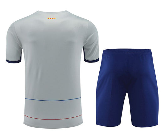 Camisa de treino adulto Barcelona 2023/24 + short 418