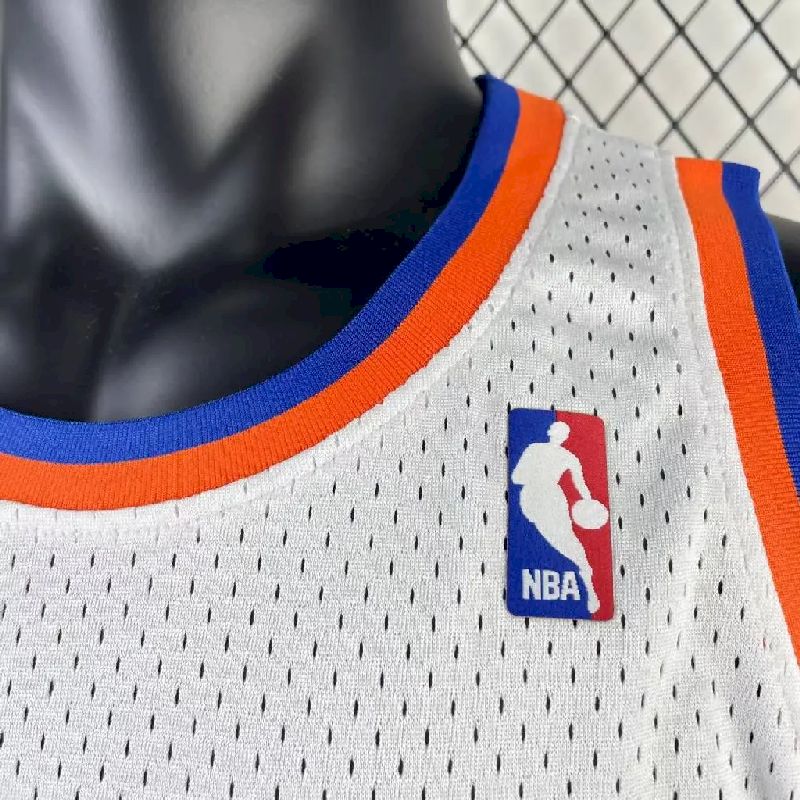 Men’s M&N 1991/92 Patrick Ewing White Retro Jersey