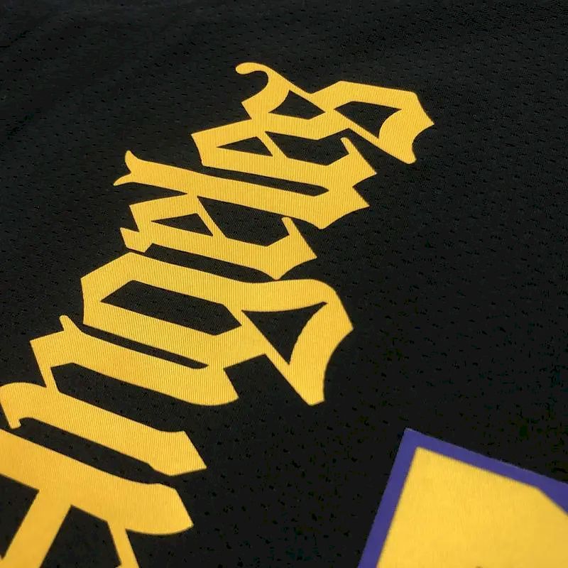 Carmelo Anthony Men’s Black Swingman Team Jersey – Noche Latina