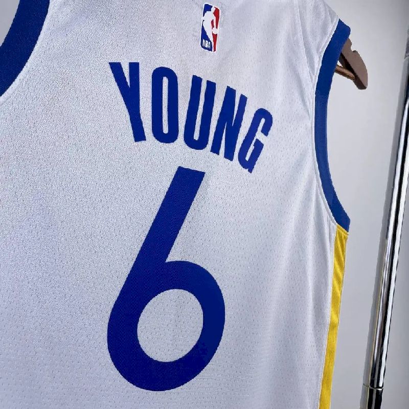 Camisa masculina Nick Young branca da equipe