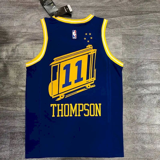 Camisa Klay Thompson Azul Masculina Versão Jogador – Edição Clássica